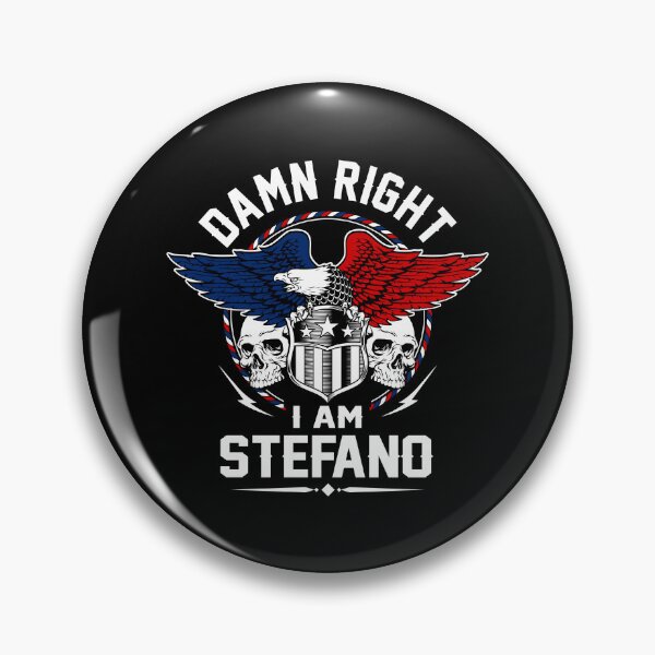 Item preview, Stefano Name T Shirt - Damn Right I Am Stefano Gift Item Tee designed and sold by alexandraf49.
