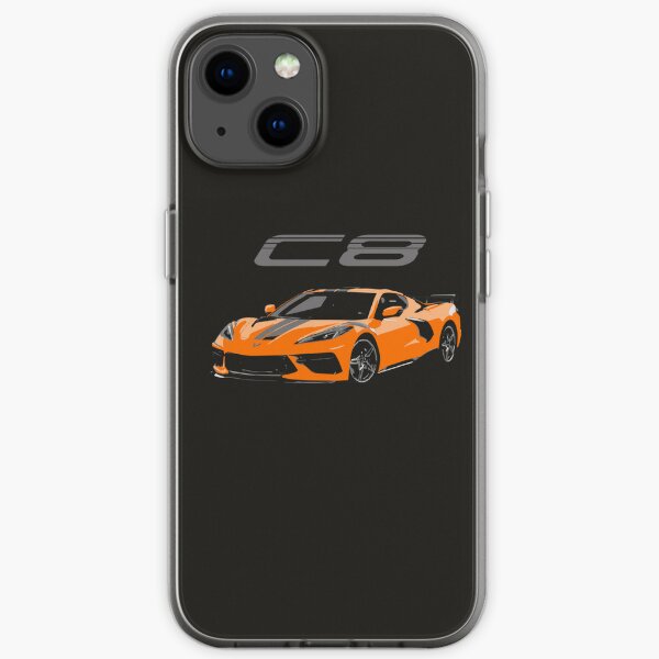 Amplify Orange 2022 Corvette C8 Owner Gift Premium T-Shirt iPhone Soft Case