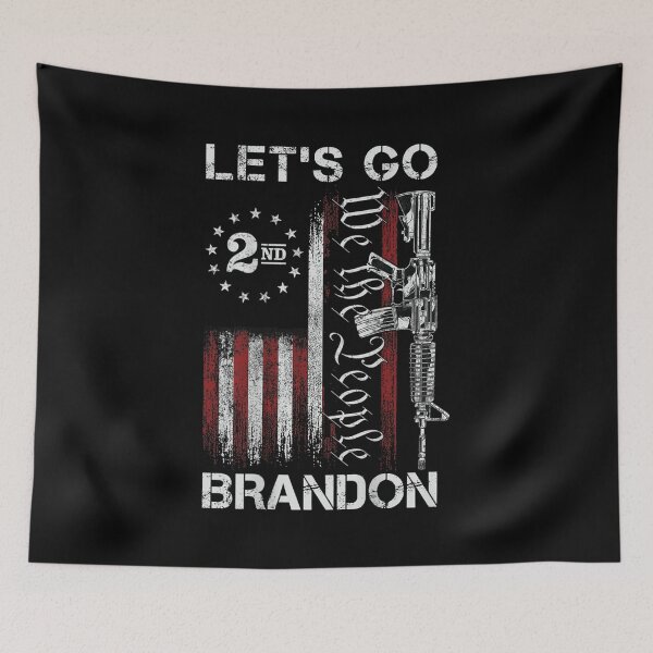 Item preview, Gun American Flag Patriots Let's Go Brandon designed and sold by zacben.
