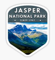 Pegatina Parque Nacional Jasper 2