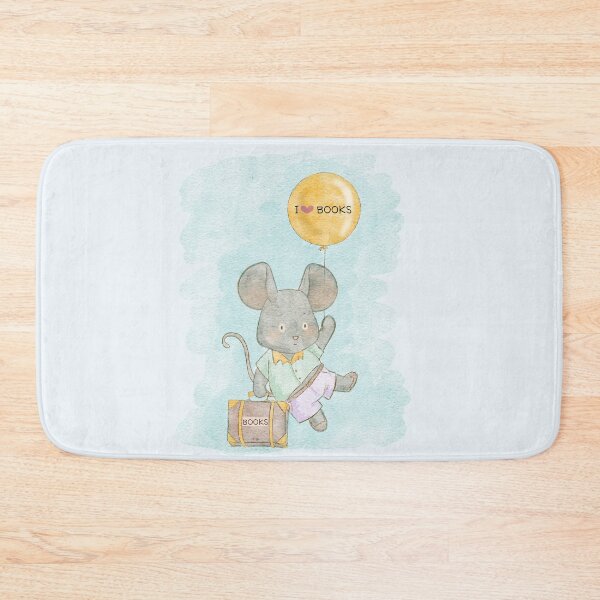 Item preview, Mouse and Balloon I Heart Books designed and sold by Leenasbooks.