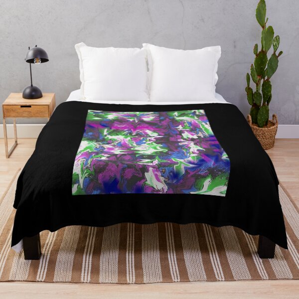 Item preview, abstract art blooming artistic painting designed and sold by Tiziza.
