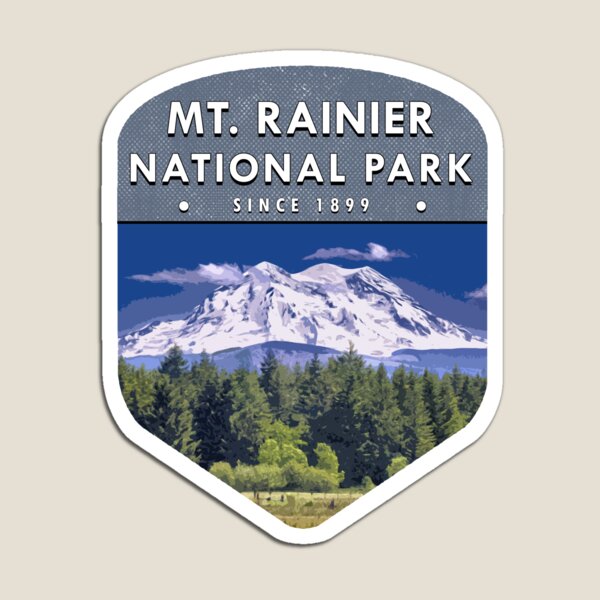 Mt Rainier National Park 2 Magnet