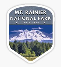 Mt Rainier National Park 2 Sticker