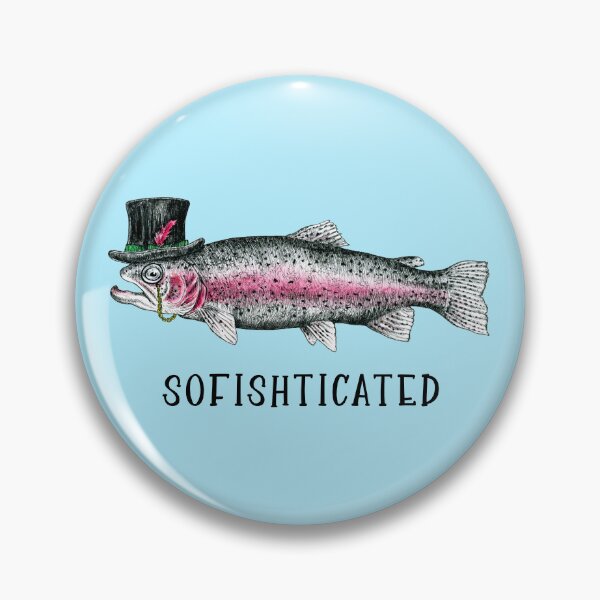 Artikelvorschau, Sofishticated Posh Fancy Fish mit Zylinder entworfen und verkauft von Bewilderbeestly.