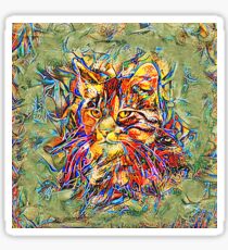 Ninja Cat. Deep Neural Networks #Art Sticker