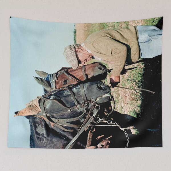Aperçu de l'œuvre r686/  " the True Legend: the Love of his Horses of My Friend Thank you 1980 "  photo Okaio Créations - Olavia-Olao  créée et vendue par o.okaïo.