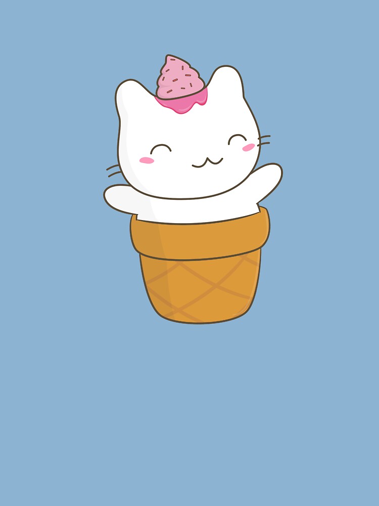 Cat ice cream shirt hotsell