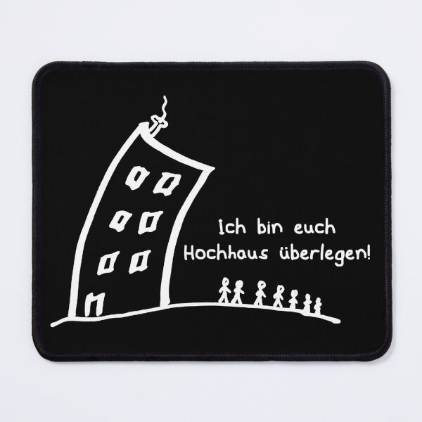 Item preview, Consider skyscraper - funny saying - self-mockery - white designed and sold by Marcel Wirth.