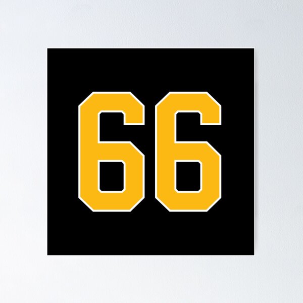 Item preview, Yellow Number 66 lucky sports jersey sixty six designed and sold by HeavyStyle.
