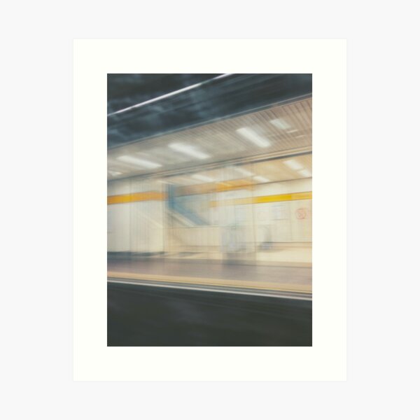 abitofablur thisisfourlaneends Art Print