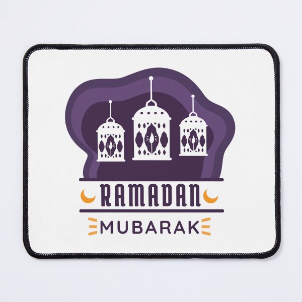 Artikelvorschau, Fröhlichen Ramadan, lila Laternen-Design, Ramadan Mubarak entworfen und verkauft von PROMEN Creativity.