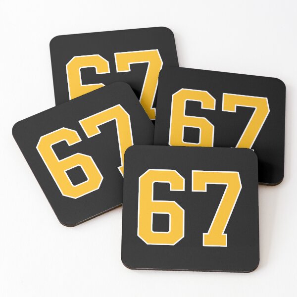 Item preview, Yellow Number 67 lucky sports jersey sixty seven designed and sold by HeavyStyle.