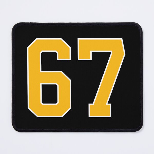 Item preview, Yellow Number 67 lucky sports jersey sixty seven designed and sold by HeavyStyle.