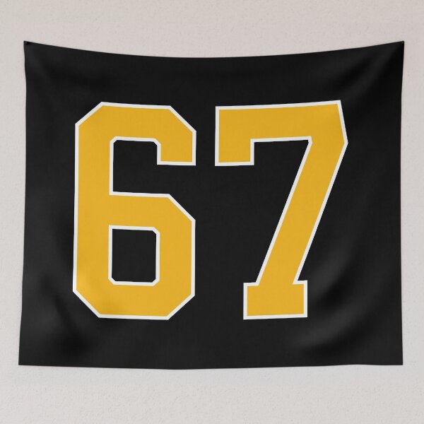 Item preview, Yellow Number 67 lucky sports jersey sixty seven designed and sold by HeavyStyle.