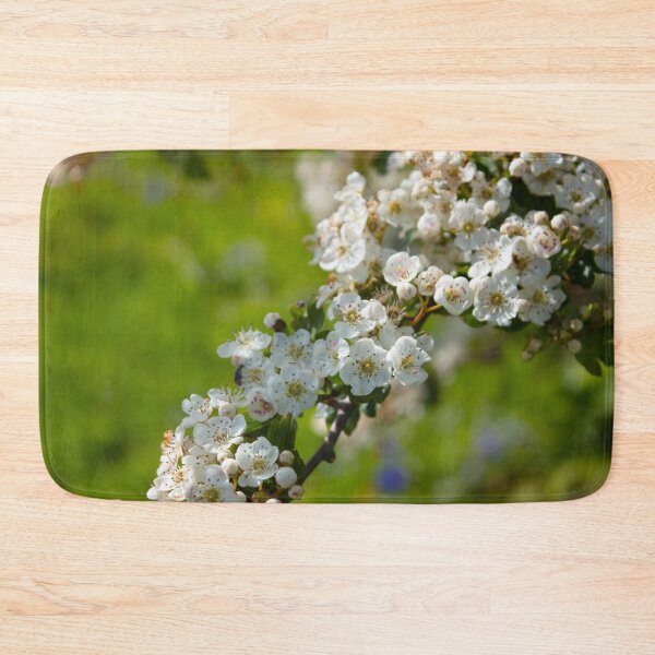Item preview, Spring white pear tree flowers on a green field designed and sold by chiaravisuals.