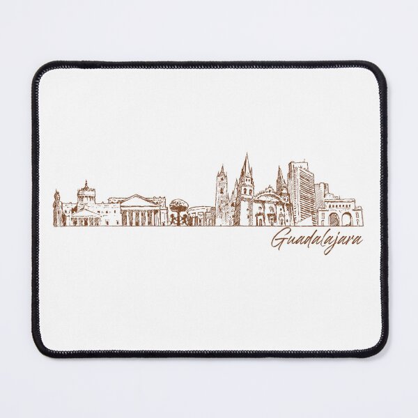 Item preview, Guadalajara hand drawn skyline designed and sold by chrlalexandru.