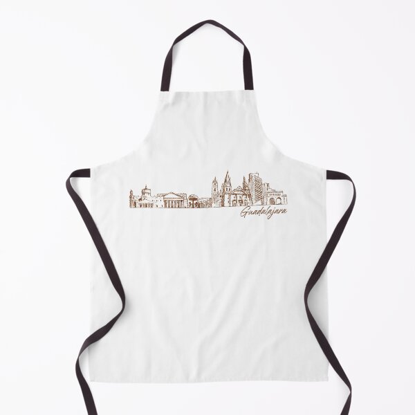 Item preview, Guadalajara hand drawn skyline designed and sold by chrlalexandru.