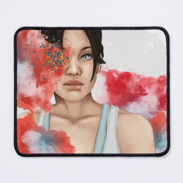 Aperçu de l'œuvre Portail 2 ● Portrait de Chell créée et vendue par BravaGioShop.