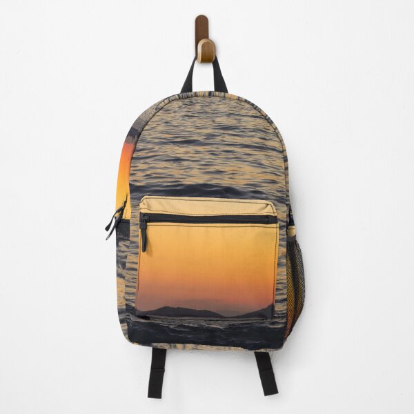 Item preview, Vibrant sunset over Isola D'Elba in Italy designed and sold by chiaravisuals.