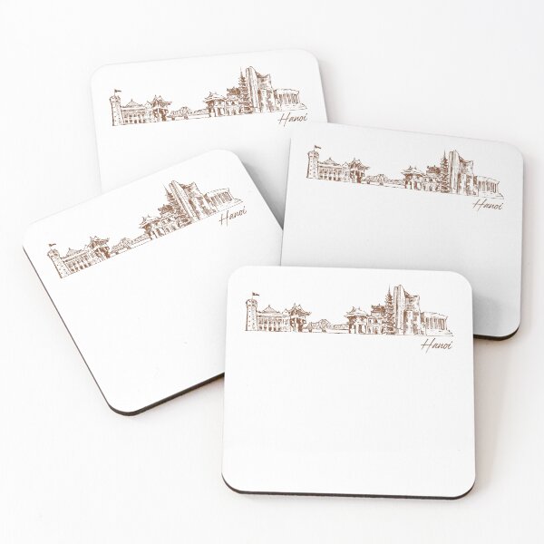 Item preview, Hanoi hand drawn skyline designed and sold by chrlalexandru.