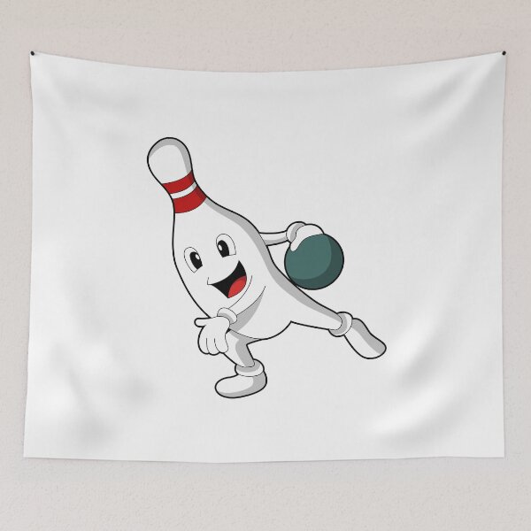 Item preview, Bowling pin at Bowling with Bowling ball designed and sold by Snabdesign84.
