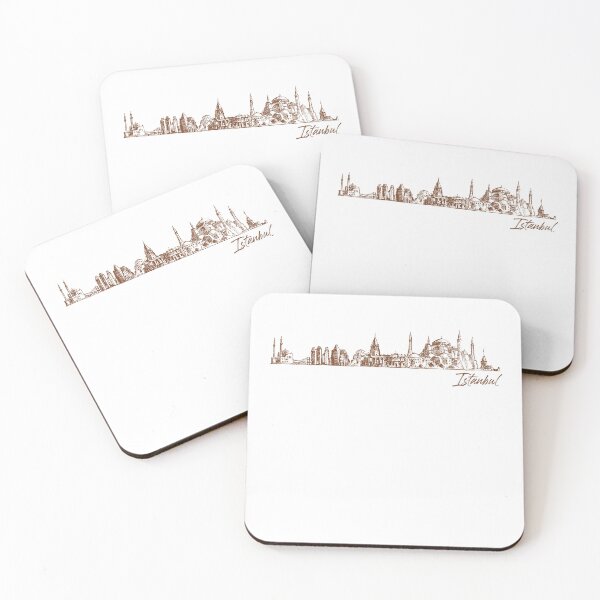 Item preview, Istanbul hand drawn skyline designed and sold by chrlalexandru.