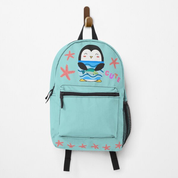 Item preview, Adorable Antarctica Penguin Eating Seafood designed and sold by Cawaiico.