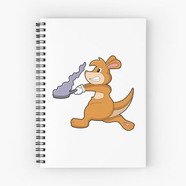 Item preview, Kangaroo as Cook with Pan designed and sold by Snabdesign84.
