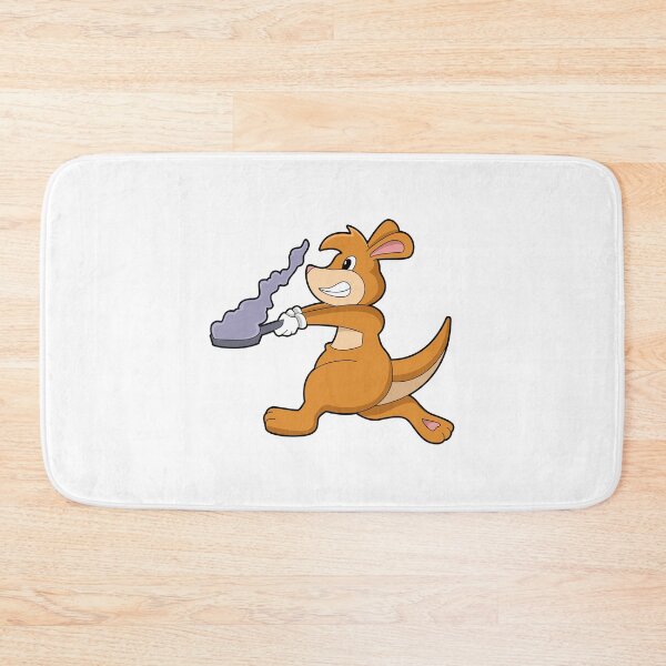 Item preview, Kangaroo as Cook with Pan designed and sold by Snabdesign84.