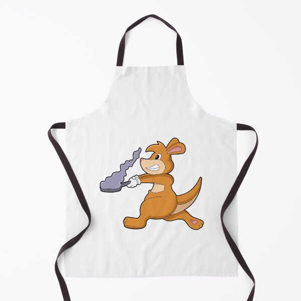 Item preview, Kangaroo as Cook with Pan designed and sold by Snabdesign84.