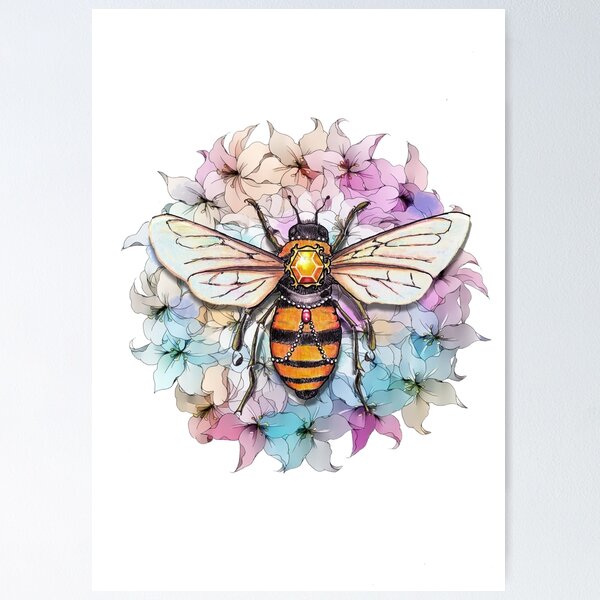 Spring Bee Fairy Art