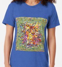 Ninja Cat. Deep Neural Networks #Art Tri-blend T-Shirt