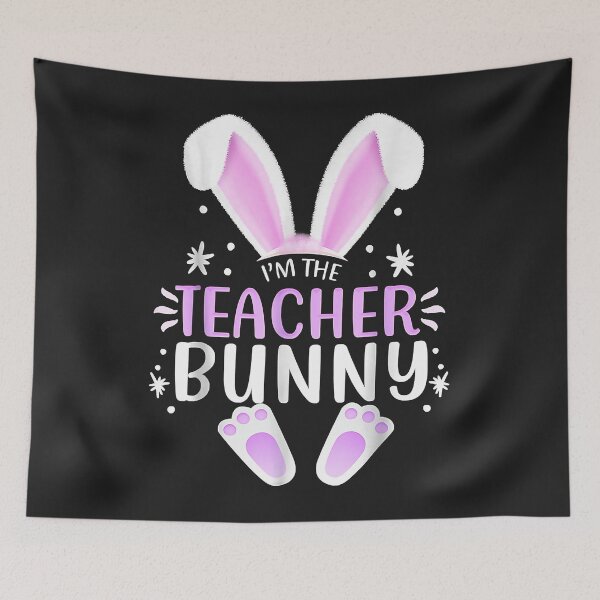 Item preview, I'm The Teacher Bunny Easter Day Rabbit Family Matching Gift designed and sold by olgacadb.