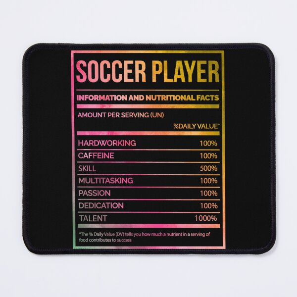 Item preview, Soccer Player Funny Soccer Nutrition Label In Watercolor Classic T-Shirt designed and sold by rollinsale.