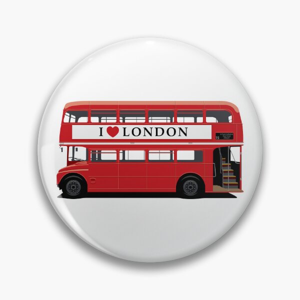 Item preview, Red London Bus with I Love London Banner designed and sold by STUDIO-72.
