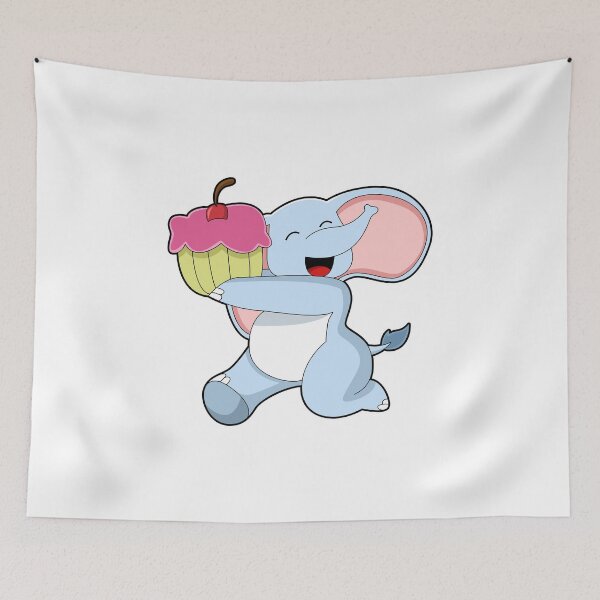 Item preview, Elephant with Cake designed and sold by Snabdesign84.