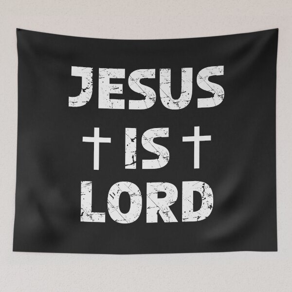 Item preview, JESUS IS LORD religious saying cross graphic Premium designed and sold by olgacadb.