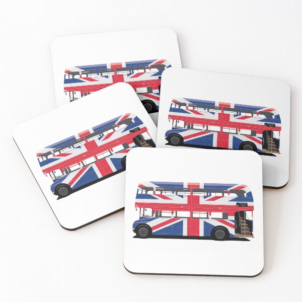 Item preview, London Bus With British Flag Wrap designed and sold by STUDIO-72.