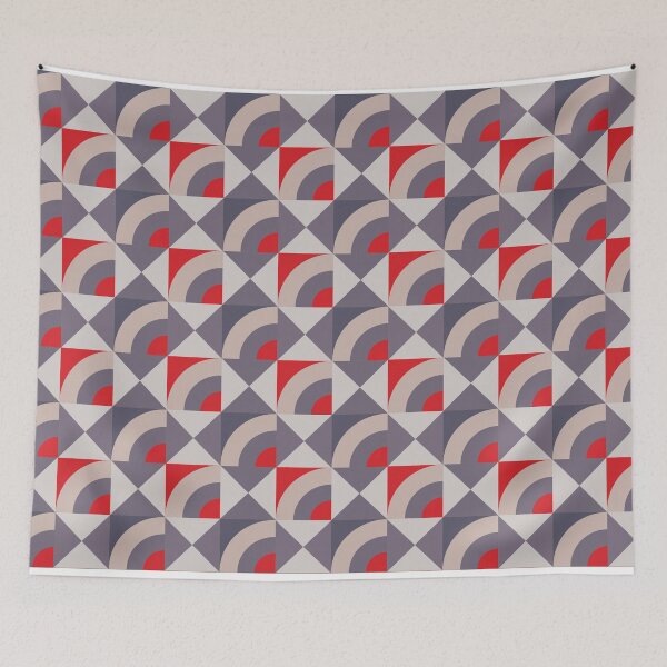 Item preview, Mosaic pattern clean geometric design. square traditional art decorative line texture. designed and sold by ARTONIUMW.
