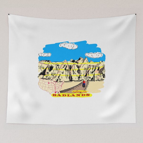 Item preview, parque nacional badlands designed and sold by SatyaYug.