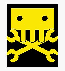 Robot Crossbones Photographic Print