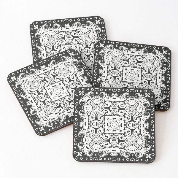Item preview, black and white waves designed and sold by MKBL.