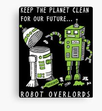 Robot Earth Canvas Print