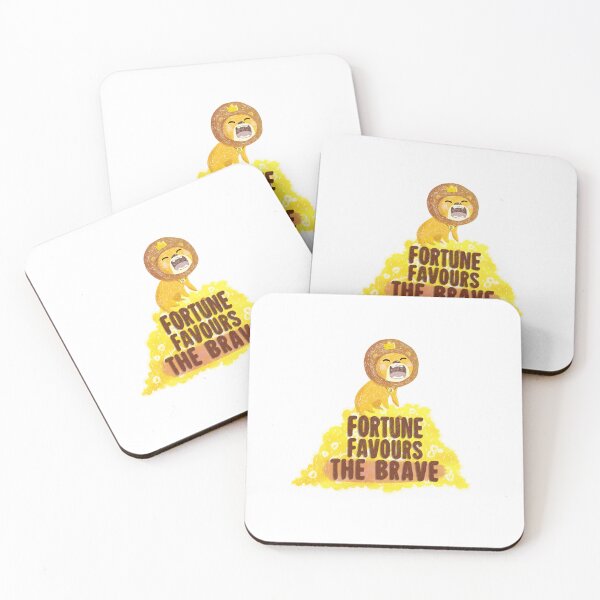 Item preview, Fortune favours the brave designed and sold by MindfulReminder.