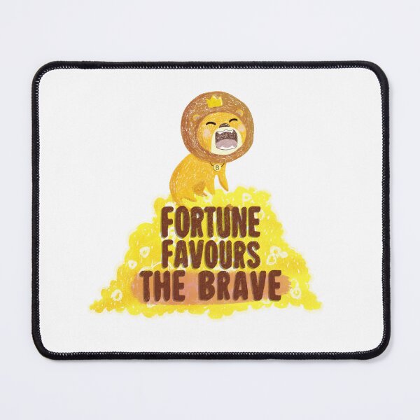Item preview, Fortune favours the brave designed and sold by MindfulReminder.
