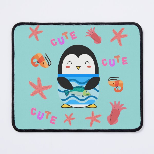 Item preview, Cute Antarctica Penguin Fishing at the Deep Blue Sea designed and sold by Cawaiico.