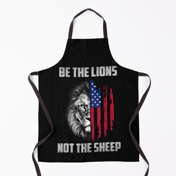 Item preview, Be The Lion Not The Sheep Patriotic Lion American Patriot designed and sold by davetmccall.