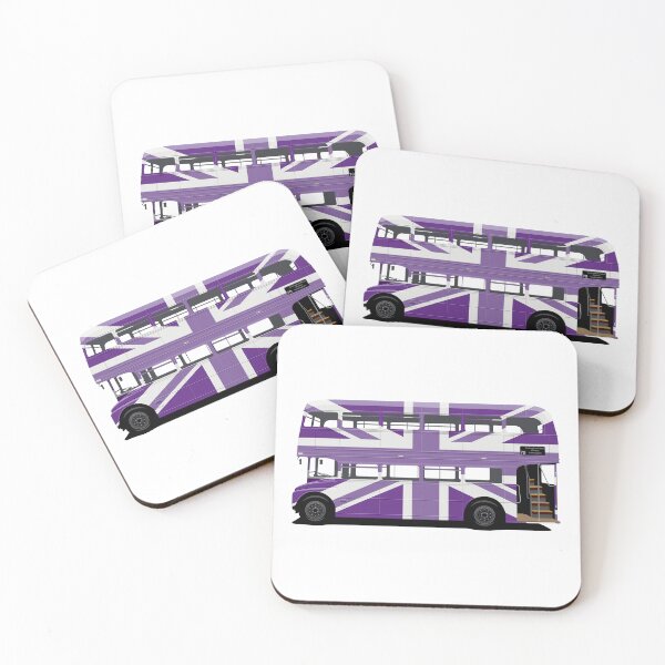 Item preview, Platinum Jubilee London Bus With Purple Union Jack Wrap designed and sold by STUDIO-72.
