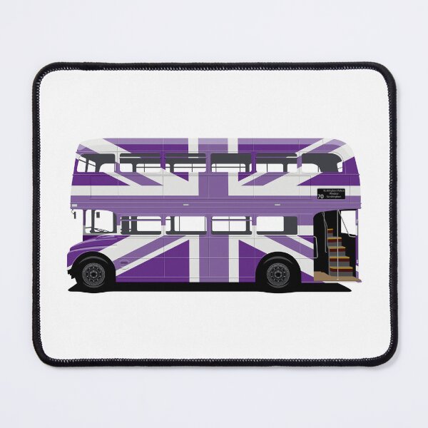 Item preview, Platinum Jubilee London Bus With Purple Union Jack Wrap designed and sold by STUDIO-72.